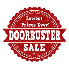 Wall Mural - Doorbuster sale stamp