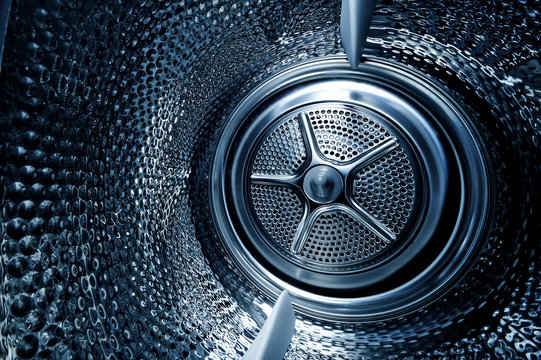 Inside the washing machine
