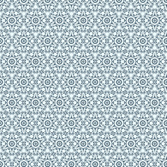 Poster - Vecnor vintage seamless pattern, wallpaper with curve.