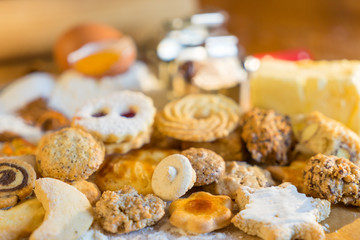 Traditional Christmas cookies from Alsace