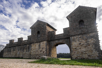 Limes Kastell bei Welzheim in Baden-Württemberg, Deutschland