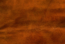 Orange Leather Texture, Abstract Background