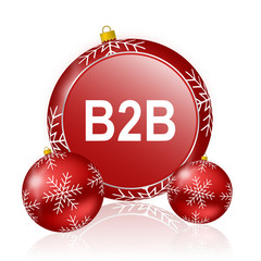 Poster - b2b christmas icon