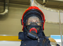 Female Mannequin In Protective Clothing For Rescuers