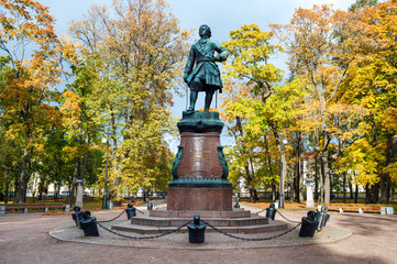 Wall Mural - Monument to Peter the Great, Kronstadt, St Petersberg, Russia