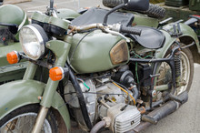 Old (60-70th) Military Motor Bike