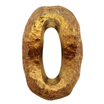 Yellow gold or golden fonts isoalted on white background