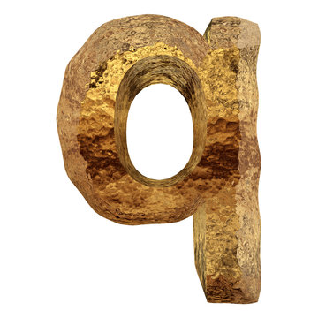 Yellow gold or golden fonts isoalted on white background