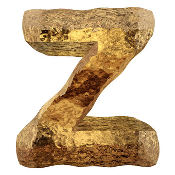 Yellow gold or golden fonts isoalted on white background