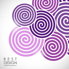 Poster - Spiral abstract background