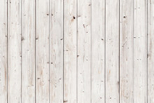 Old White Wooden Wall. Seamless Background Texture