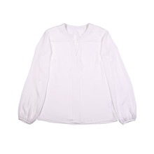 Women's Classic White Blouse Isolated On A White