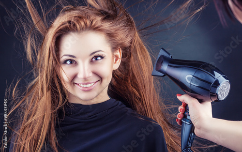 Naklejka na szafę Brunette