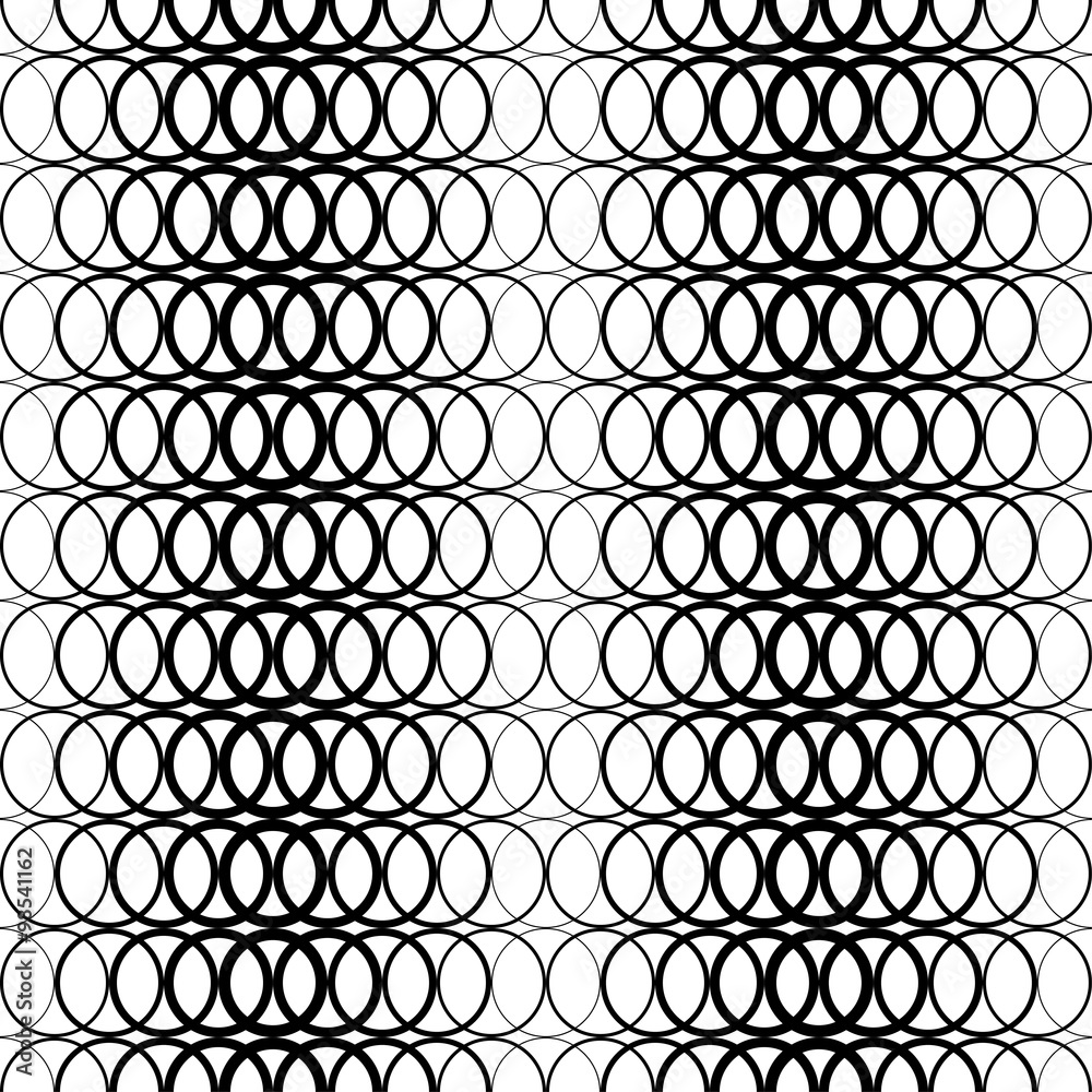 Seamless black and white background with abstract geometric shapes ...