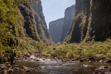 Ox River, at Canion Itaimbezinho - Aparados da Serra National Pa