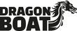 Dragon boat word with dragon head