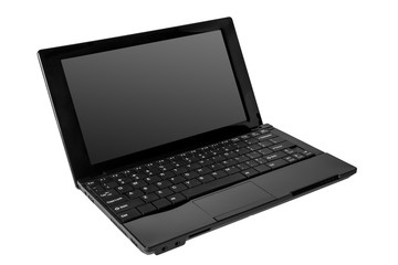 Poster - Electronic collection - Modern laptop isolated on white backgrou