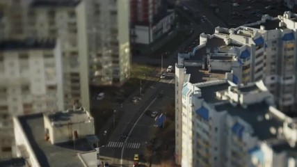 Canvas Print - City and road Time Lapse