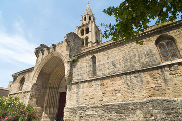 Wall Mural - Montagnac (France), gothic church