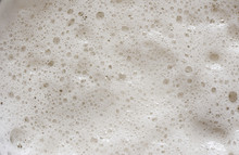 Close Up Of Beer Foam