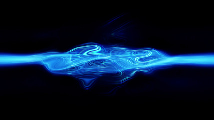Canvas Print - fractal light strands merge 10648