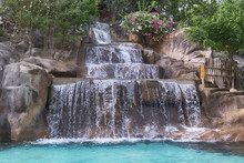 Vietnam, Nha Trang. I-resort, Hot Mineral Springs, A Swimming Pool With Mineral Water. 