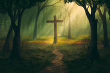 Cross And Forest