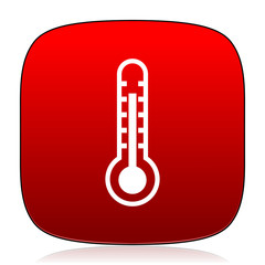 Poster - thermometer icon