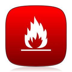 Poster - flame icon