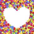 © artnovielysa - Frame of love colored candies