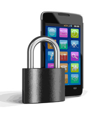 Poster - Touchscreen smartphone with lock
