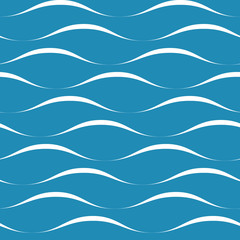 Wall Mural - wavy stripes seamless pattern. abstract fashion wave texture. geometric wave texture. graphic style 