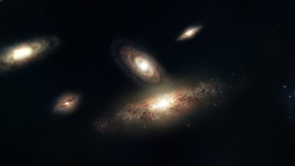 Wall Mural - Interstellar journey using the warp tunnel. Travel to the other system.