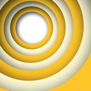 Abstract background consisting of a circle with shadow