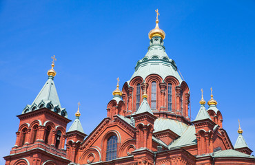 Helsinki, Finland, The Uspenski Cathedral exterior