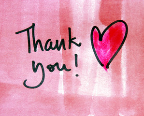Wall Mural - thank you