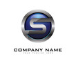 © Nizwa Design - 3D Letter S Color Chrome Logo