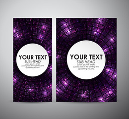 Wall Mural - abstract purple circle shining pattern. graphic resources design template. vector illustration