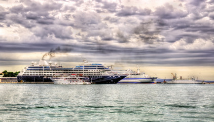 Poster - Ships in the Port of Split - Croatia