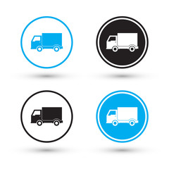 Poster - Truck icon. Delivery Truck icon. Vector illustration.