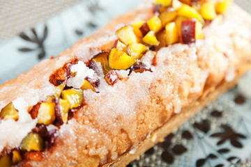 Sticker - Christmas cake with dried fruits