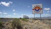 Scenes Of A Roadside In The Desert