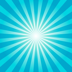Wall Mural - blue sunburst background. starburst texture. vector illustration.