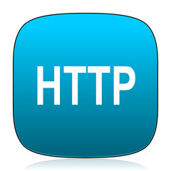 Poster - http blue icon
