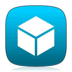 Poster - box blue icon