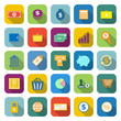 © punsayaporn - Money color icons with long shadow