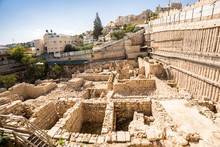 Archeological Site In Jerusalem, Israel