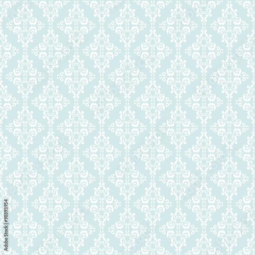 Plakat na zamówienie Seamless Pattern with damask elements