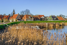 View Of Open-air Museum In Enkhuizen, The Netherlands