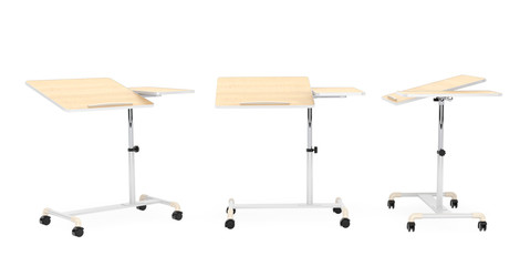 Aufkleber - Wooden School, Home and Office Laptop Desks